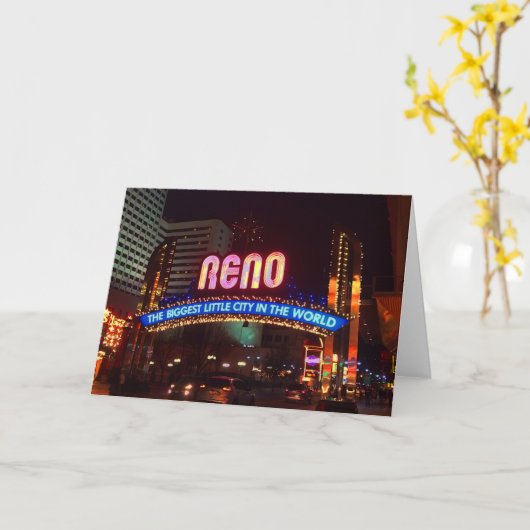 Reno Arch Sign #1 Kaart (Gele Bloem)