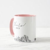 Reno Arch Skyline gepersonaliseerde bruiloft koffi Mok (Voorkant links)