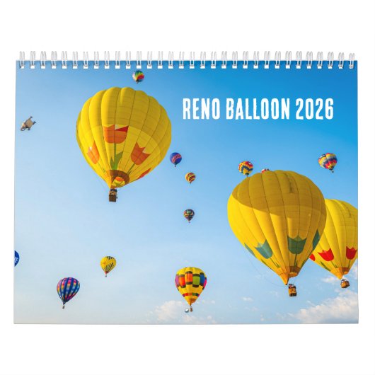 Reno Ballon 2026 Kalender (Hoes)