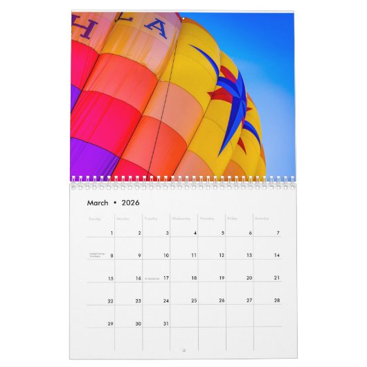 Reno Balloon 2023 Kalender (Mar 2026)