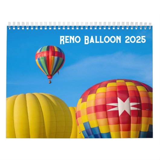 Reno Balloon 2025 Calender Kalender (Hoes)