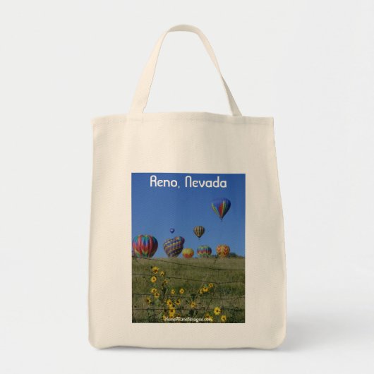 Reno Balloon ballonvaarzen Tote Bag (Voorkant)