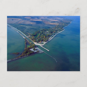 Reno Beach op Lake Erie Aerial Photography Briefkaart