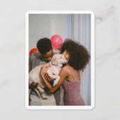 Reno bruiloft skyline kleine details QR-code RSVP Informatiekaartje (Achterkant)