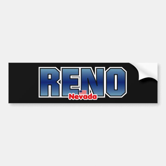 Reno Bumper Bumpersticker (Voorkant)
