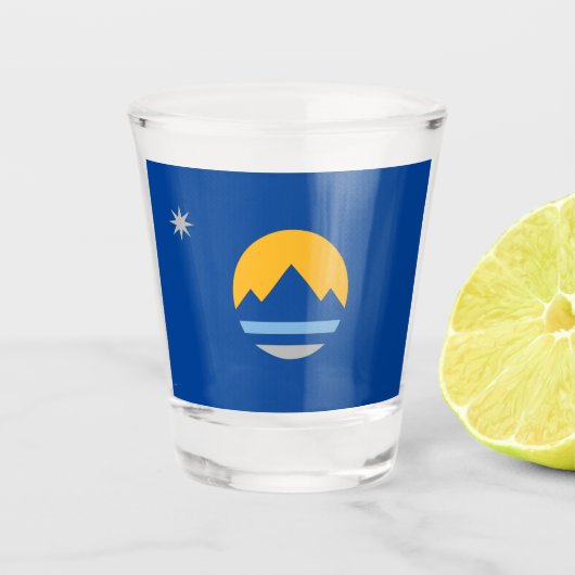 Reno City vlag Shot Glas (Voorkant)