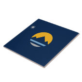 Reno City vlag Tegeltje (Zijkant)