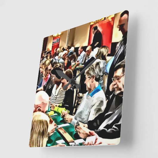 RENO CRIBBAGE CLOCK VIERKANTE KLOK (Hoek)