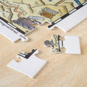 Reno Handgetekende Map Puzzle Legpuzzel (Zijkant)