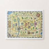 Reno Handgetekende Map Puzzle Legpuzzel (Horizontaal)