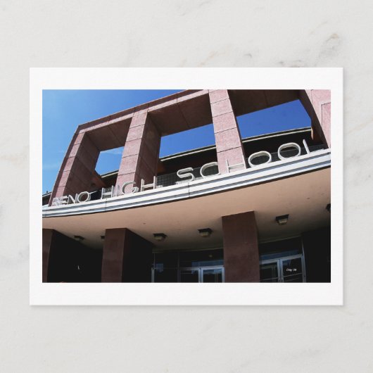 Reno High School Briefkaart (Voorkant)