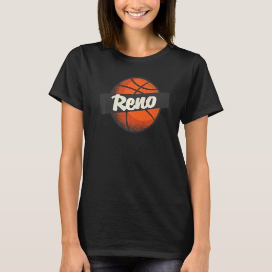 Reno Hometown Basketbalspeler Sport T-shirt (Voorkant)