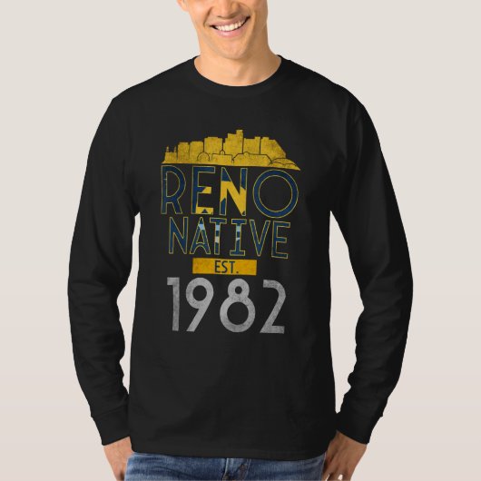 Reno Native Est. 1982 T-shirt (Voorkant)