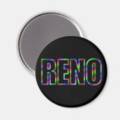 RENO Neon Magneet (Voorkant / Achterkant)