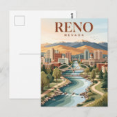 Reno Nevada Briefkaart (Voorkant / Achterkant)