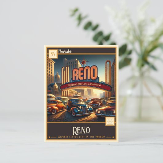 Reno, Nevada |  Briefkaart (Staand voorkant)