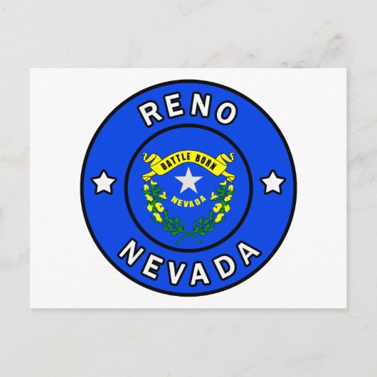 Reno Nevada Briefkaart (Voorkant)