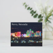 Reno, Nevada Briefkaart Souvenir Travel City (Staand voorkant)