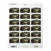 RENO NEVADA  COLORFUL WATERVERF ART. ETIKET (Full Sheet)