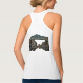 RENO NEVADA  COLORFUL WATERVERF ART neon Tanktop (Achterkant)