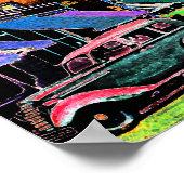 RENO NEVADA COLORFUL WATERVERF ART. POSTER (Hoek)