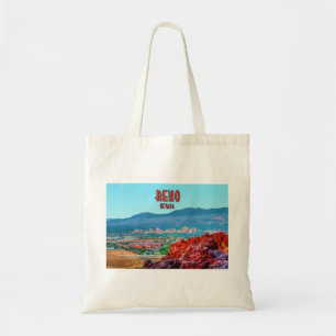 Reno Nevada Downtown Vintage Tote Bag
