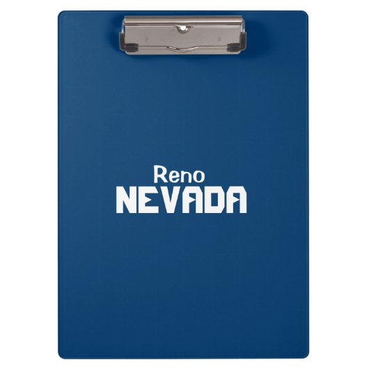 Reno, Nevada klembord (Voorkant)