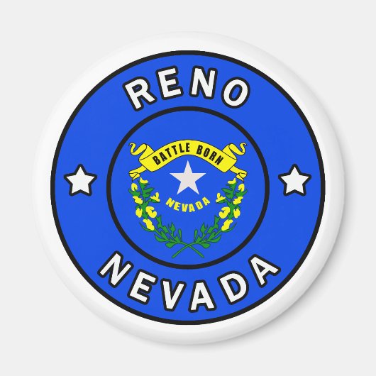 Reno Nevada Magneet (Voorkant)