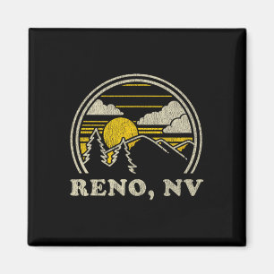 Reno Nevada Nv T-shirt vintage wandelen bergen Te Magneet