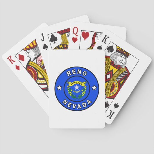 Reno Nevada Pokerkaarten (Achterkant)
