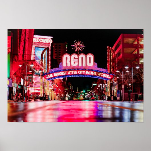 Reno, Nevada poster (Voorkant)