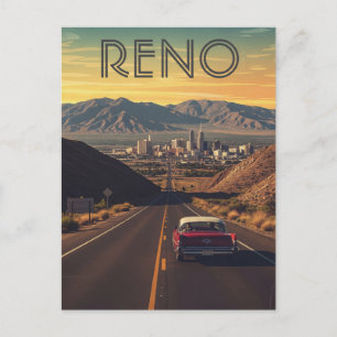 Reno Nevada Reizen Briefkaart
