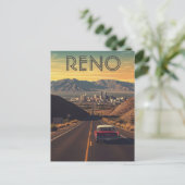Reno Nevada Reizen Briefkaart (Staand voorkant)