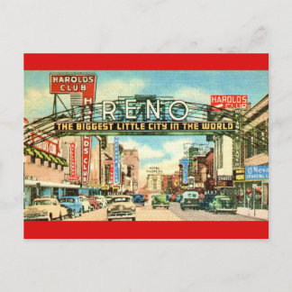 Reno Nevada Retro  Briefkaart