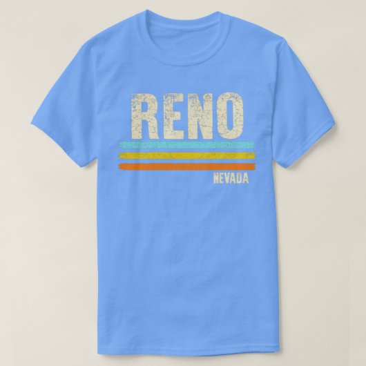 Reno Nevada Retro T-shirt (Design voorkant)