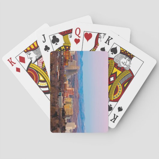 Reno, Nevada Skyline Pokerkaarten (Achterkant)