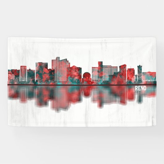 Reno Nevada Skyline Spandoek (Horizontaal)