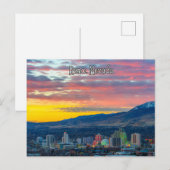 Reno Nevada Sunset Briefkaart (Voorkant / Achterkant)