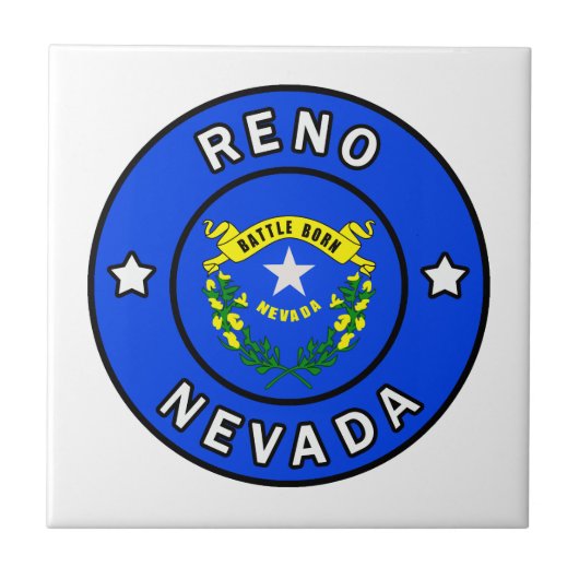 Reno Nevada Tegeltje (Voorkant)