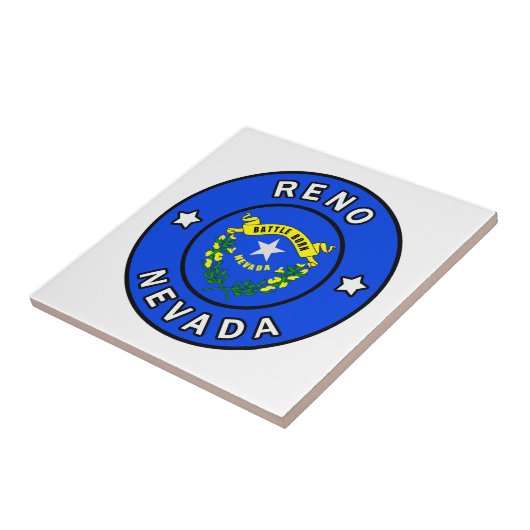 Reno Nevada Tegeltje (Zijkant)