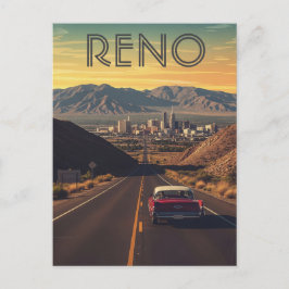 Reno Nevada Travel Briefkaart