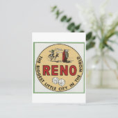 RENO NEVADA TRAVEL BRIEFKAART (Staand voorkant)