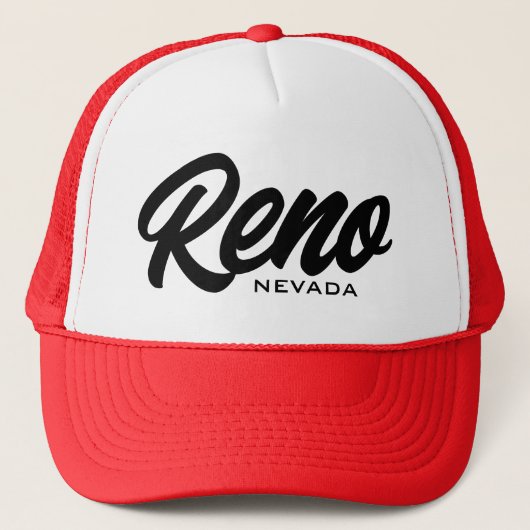 Reno Nevada Trucker Hat Trucker Pet (Voorkant)