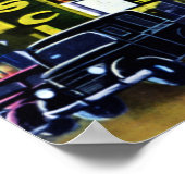 Reno Nevada Virginia Street in Night Poster (Hoek)