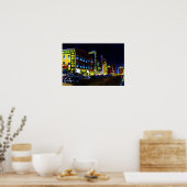 Reno Nevada Virginia Street in Night Poster (Keuken)