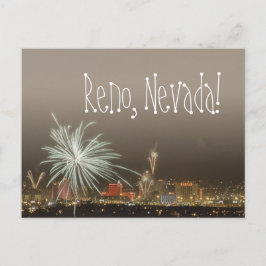 Reno Nieuwjaar Vuurwerk briefkaart