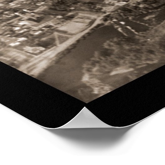 Reno NV Aerial Uitzicht Foto 1908 Poster (Hoek)