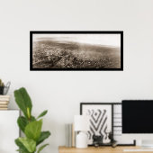 Reno NV Aerial Uitzicht Foto 1908 Poster (Thuiskantoor)