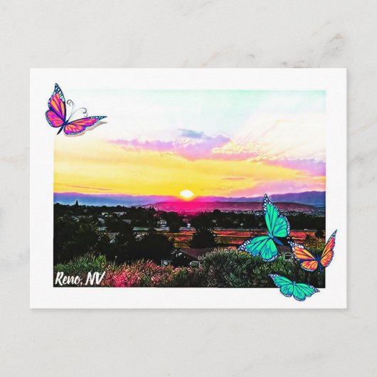 Reno NV Briefkaart (Voorkant)