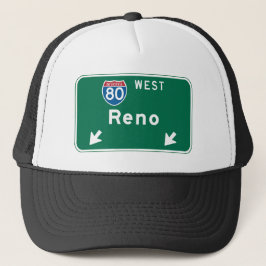 Reno, NV Road Sign Trucker Pet